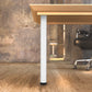 28" (710 mm) Adjustable Table Leg Black, 4 Pack alt 0