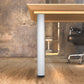 28" (710 mm) Adjustable Table Leg Aluminum alt 0