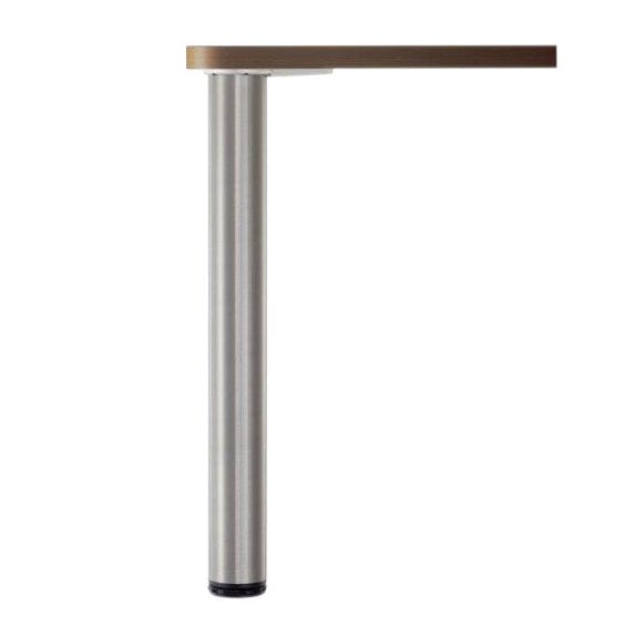 28" (710 mm) Adjustable Table Leg Chrome alt 0