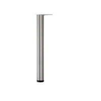 40-1/8" (1010 mm) Adjustable Table Leg Satin Chrome alt 0