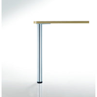 43-1/4" (1100 mm) Adjustable Table Leg Chrome alt 0