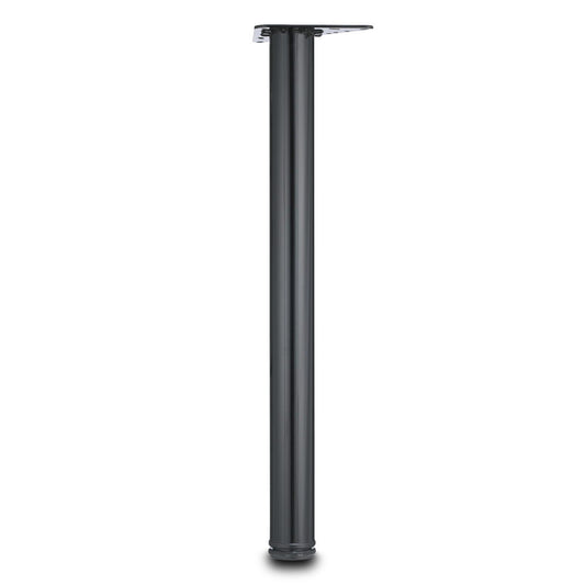27-1/2" (700 mm) Adjustable Table Leg Black alt 0