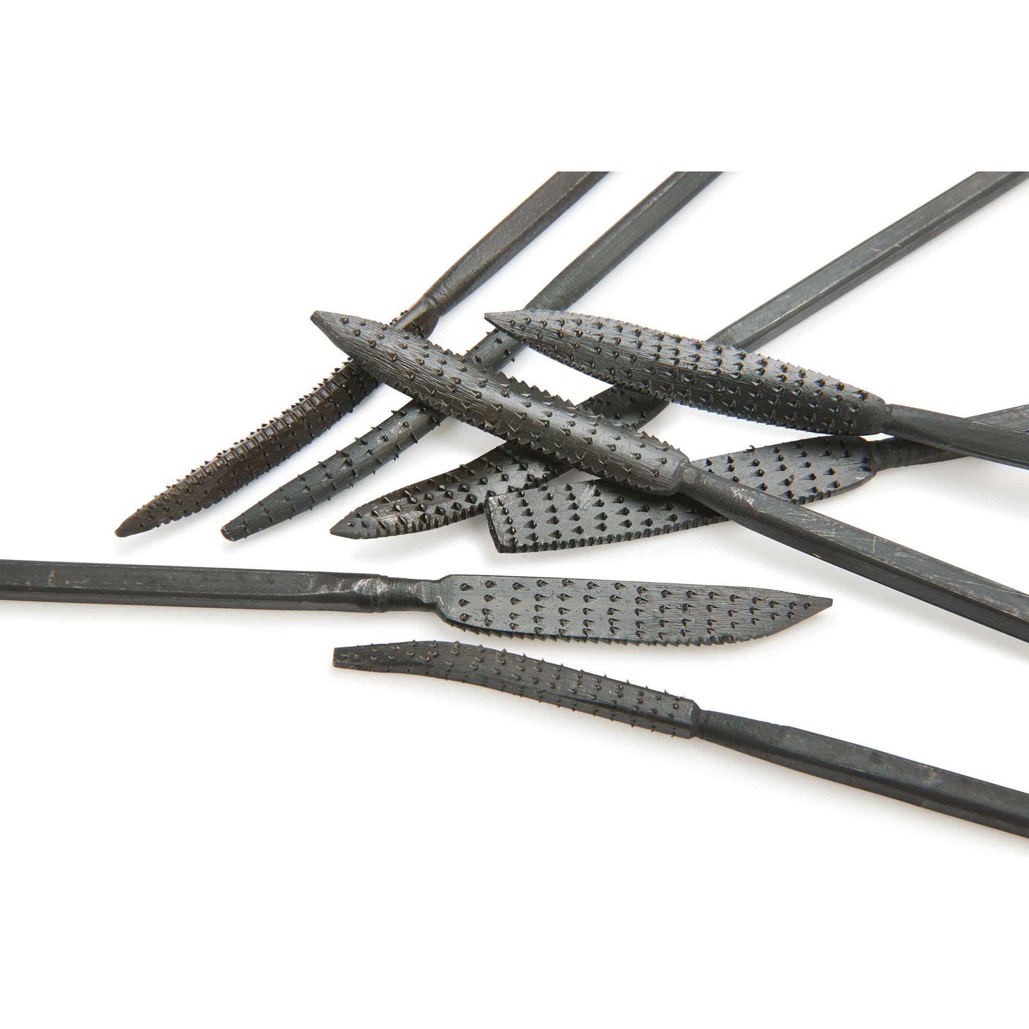 Large Riffler Rasp Set - Coarse - 8 Piece