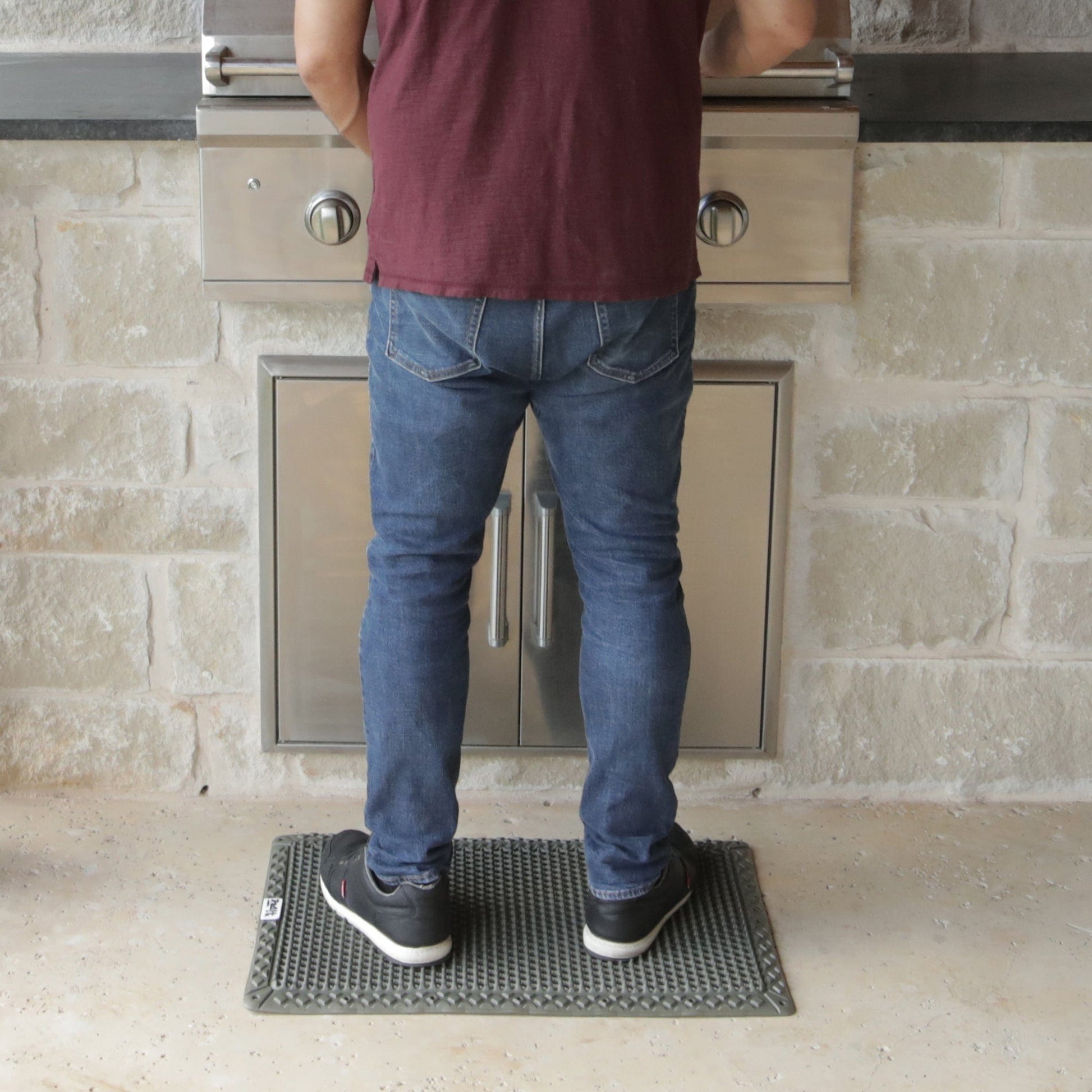 Pad-It Floor Mat 18" x 27-1/2" Gray alt 0