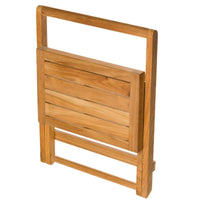 Folding Shower Bench 16" (40 cm) with Handle alt 0