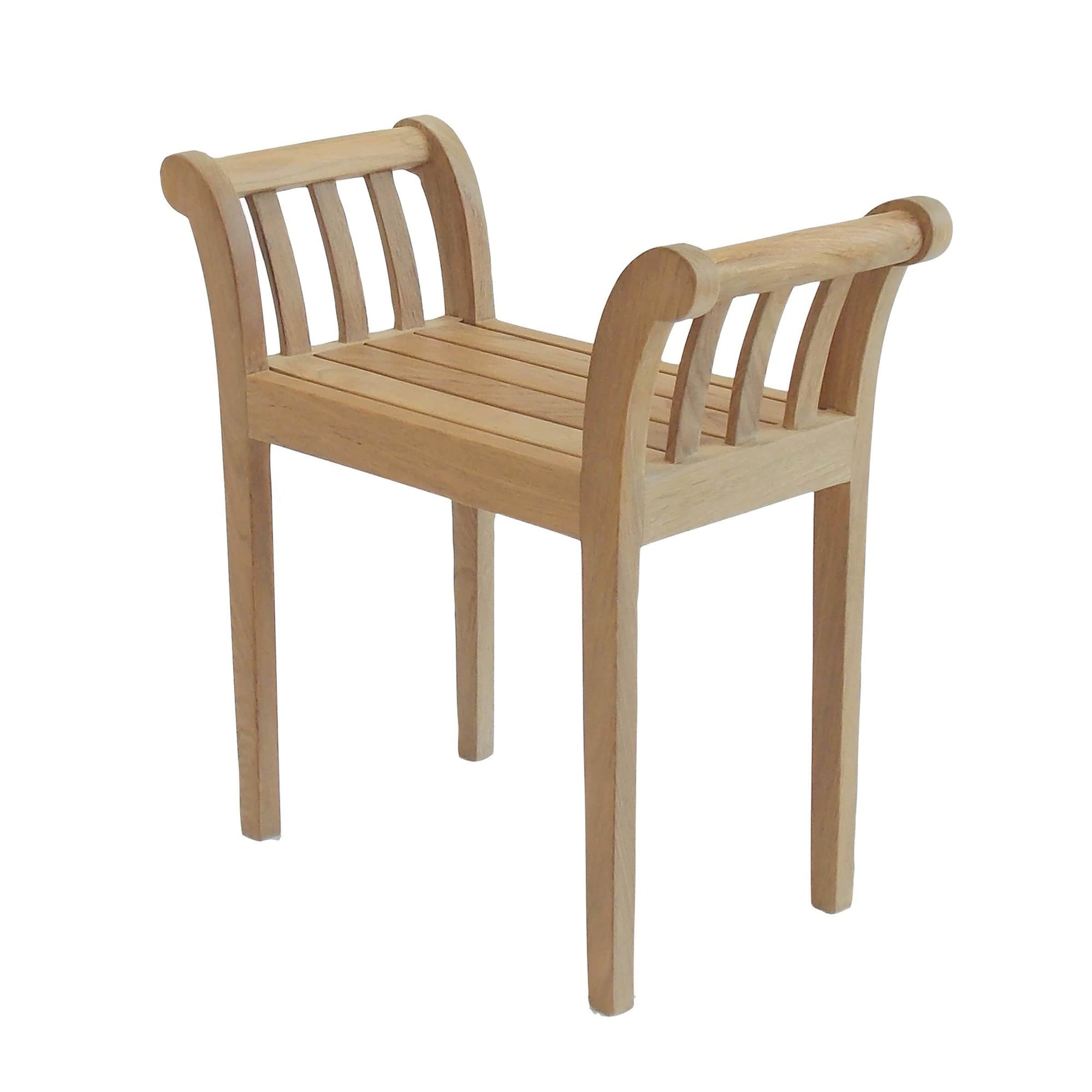 Empire Backless Bench-Stool with Handles alt 0