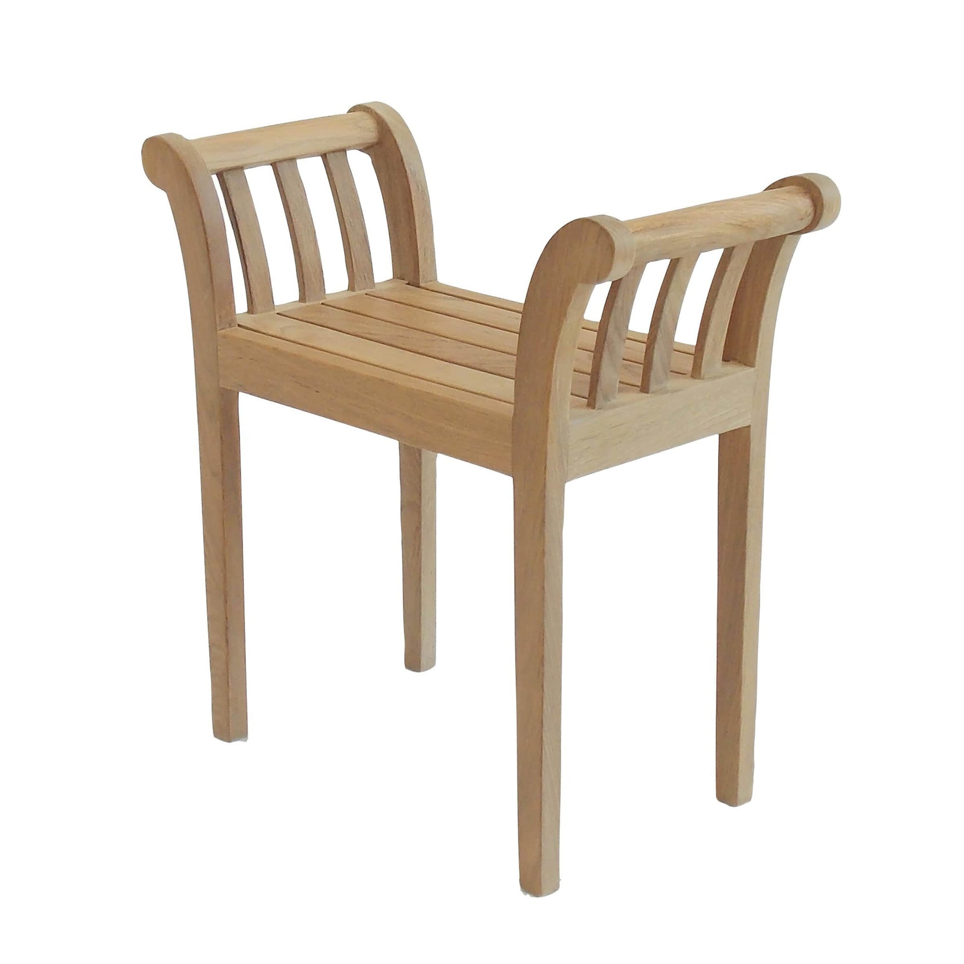 Empire Backless Bench-Stool with Handles alt 0
