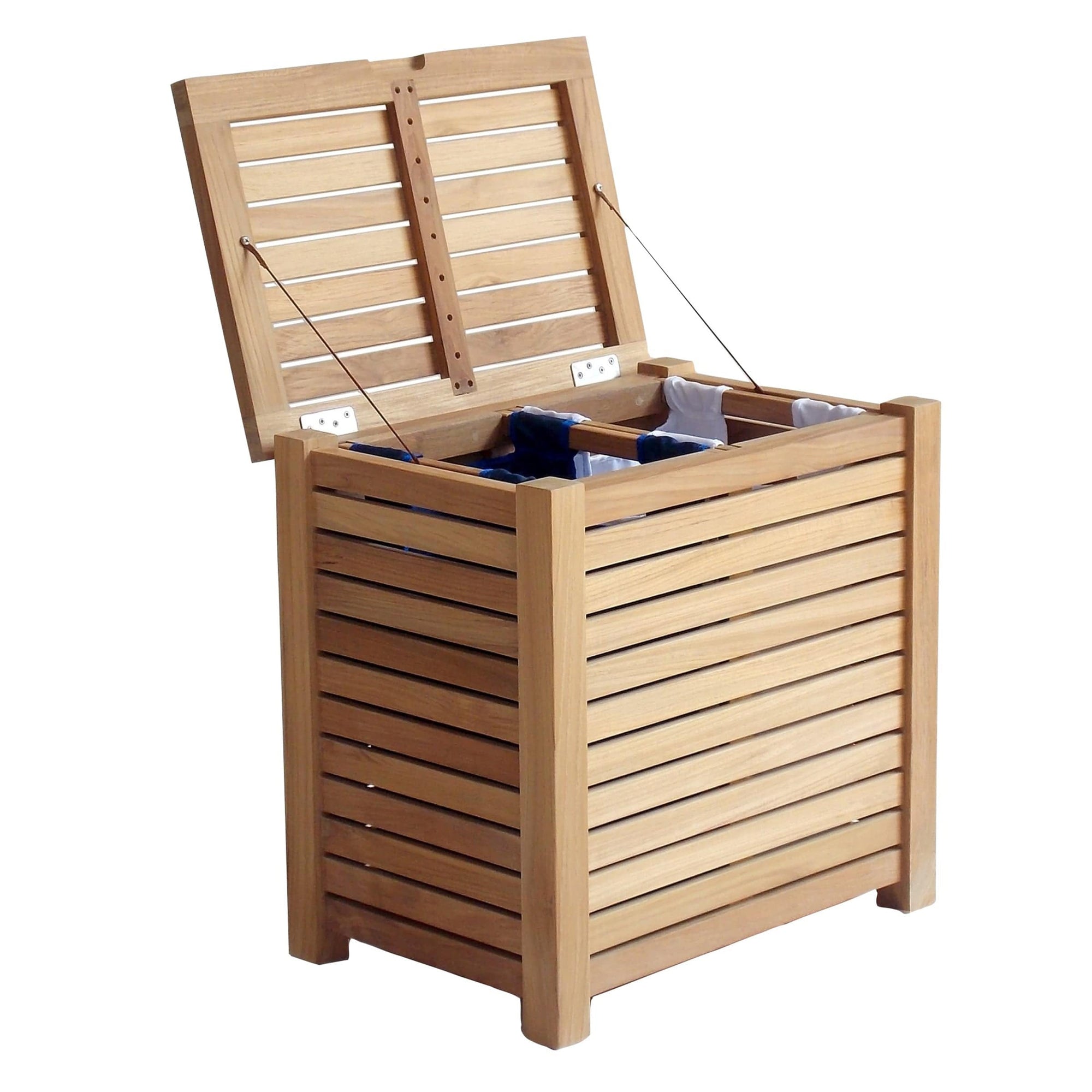 Laundry Towel Box Hamper - 2 Sacks alt 0