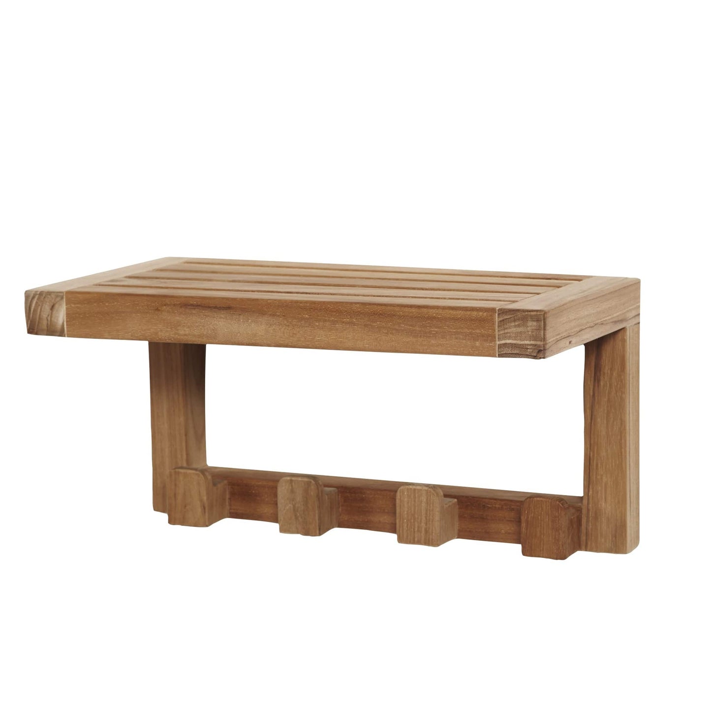 Wall Shelf with 4 Hooks alt 0