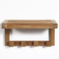Wall Shelf with 4 Hooks alt 0