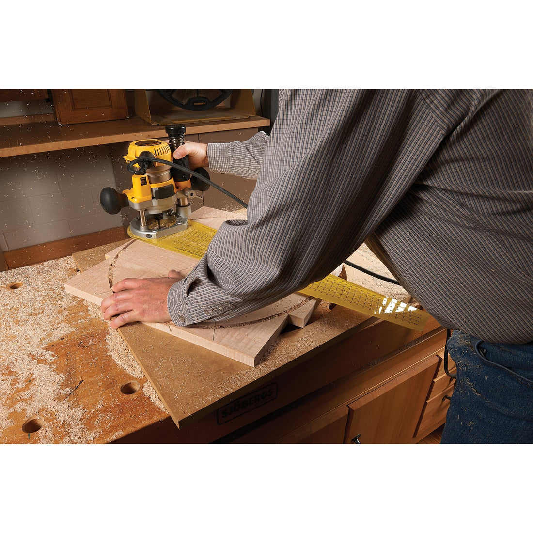 WoodRiver Marble Game Router Jig Woodcraft