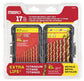 Titanium Nitride Coated Drill Bit Set 17pc alt 2