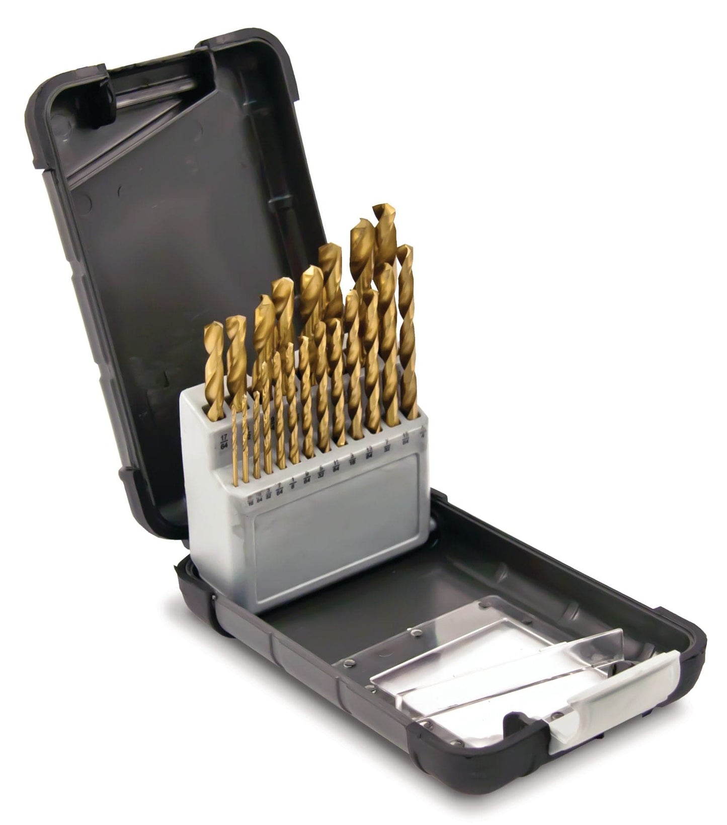 Titanium Nitride Coated Drill Bit Set 21pc alt 1