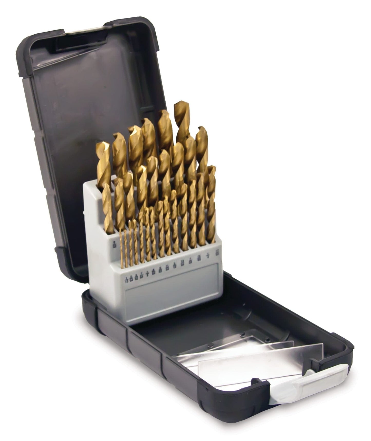 Titanium Nitride Coated Drill Bit Set 29pc alt 1