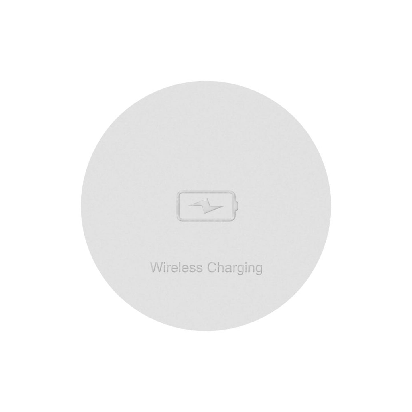 Recessed Top Mount Wireless QI Charging Station White alt 0
