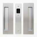 Cavity Sliders CL400 Pocket Door Handle for 1-3/8" Door Satin Chrome alt 0