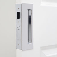Cavity Sliders CL400 Magnetic Pocket Door Handle for 1-3/8" Door Satin Chrome alt 0
