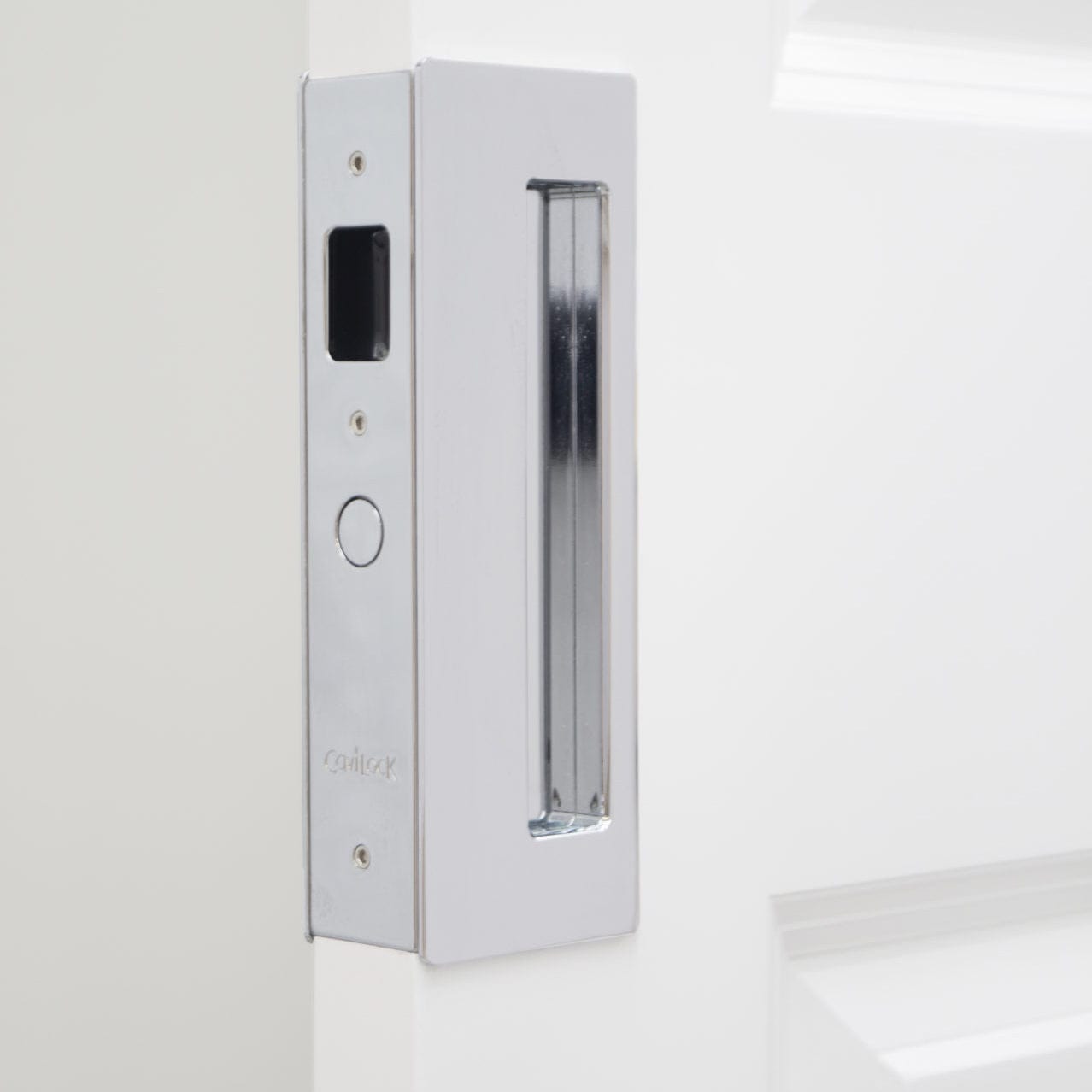 Cavity Sliders CL400 Magnetic Pocket Door Handle for 1-3/4" Door Satin Chrome alt 0