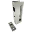 Cavity Sliders CL400 Magnetic Pocket Door Handle for 1-3/8" Door Bright Chrome LH Snib alt 0