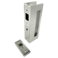 Cavity Sliders CL400 Magnetic Pocket Door Handle for 1-3/8" Door Satin Chrome LH Snib alt 0