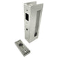 Cavity Sliders CL400 Magnetic Pocket Door Handle for 1-3/8" Door Satin Chrome LH Snib alt 0