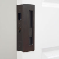 Cavity Sliders CL400 Magnetic Pocket Door Handle for 1-3/8" Door Oil Rubbed Bronze RH Snib alt 0