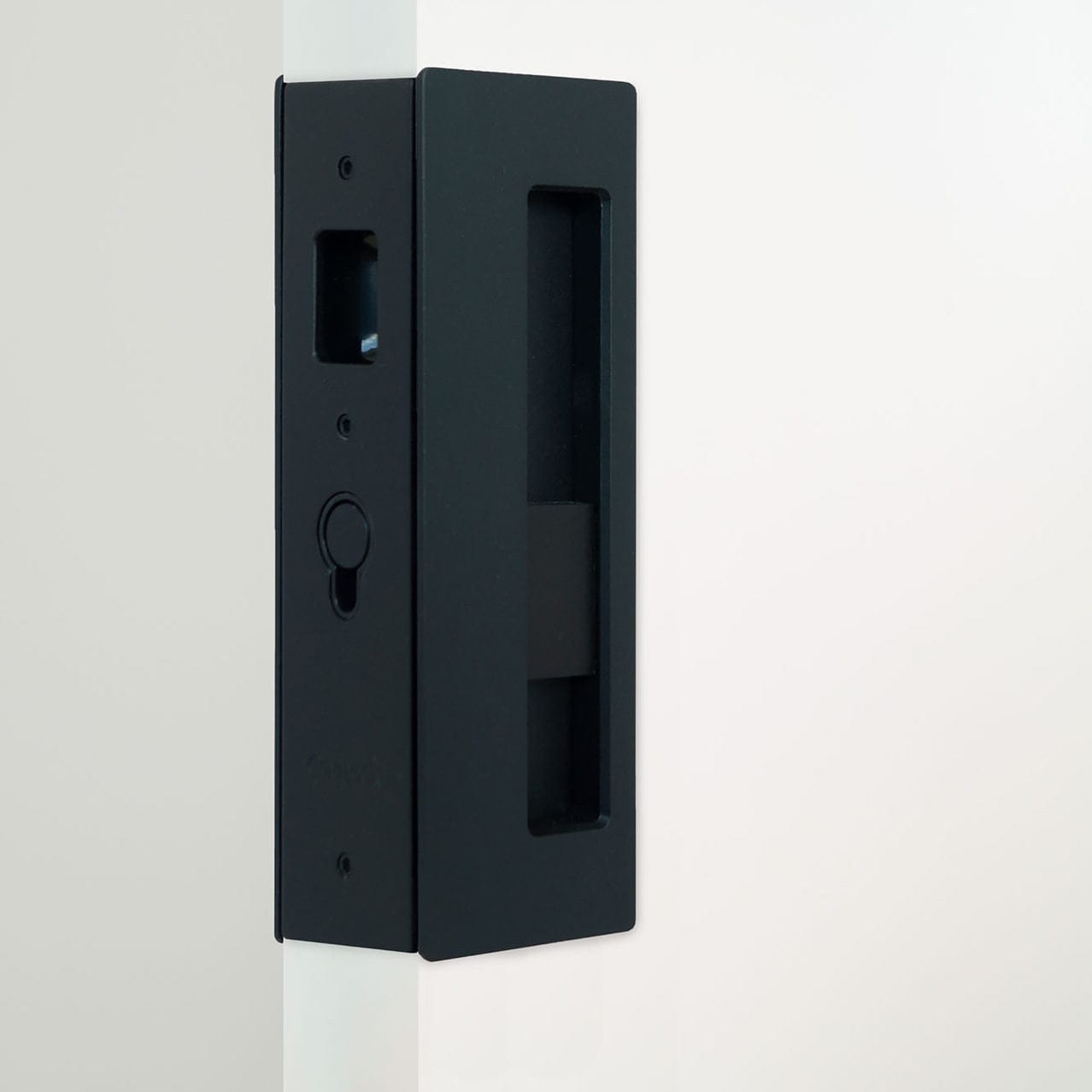 Cavity Sliders CL400 Magnetic Pocket Door Handle for 1-3/4" Door Matt Black RH Snib alt 0