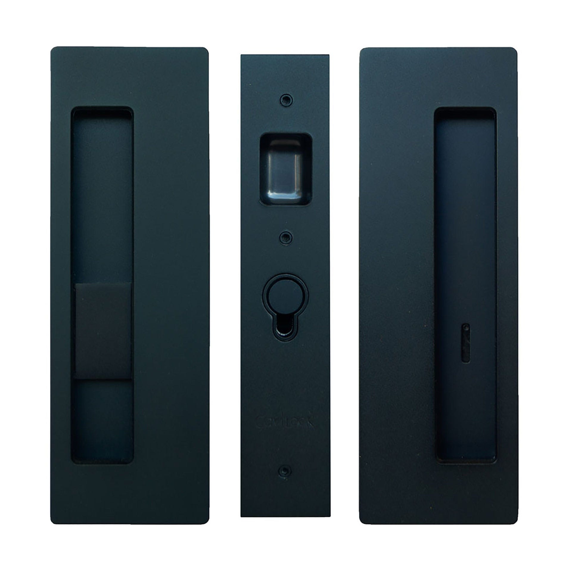 Cavity Sliders CL400 Magnetic Pocket Door Handle for 1-3/4" Door Matt Black LH Snib alt 0