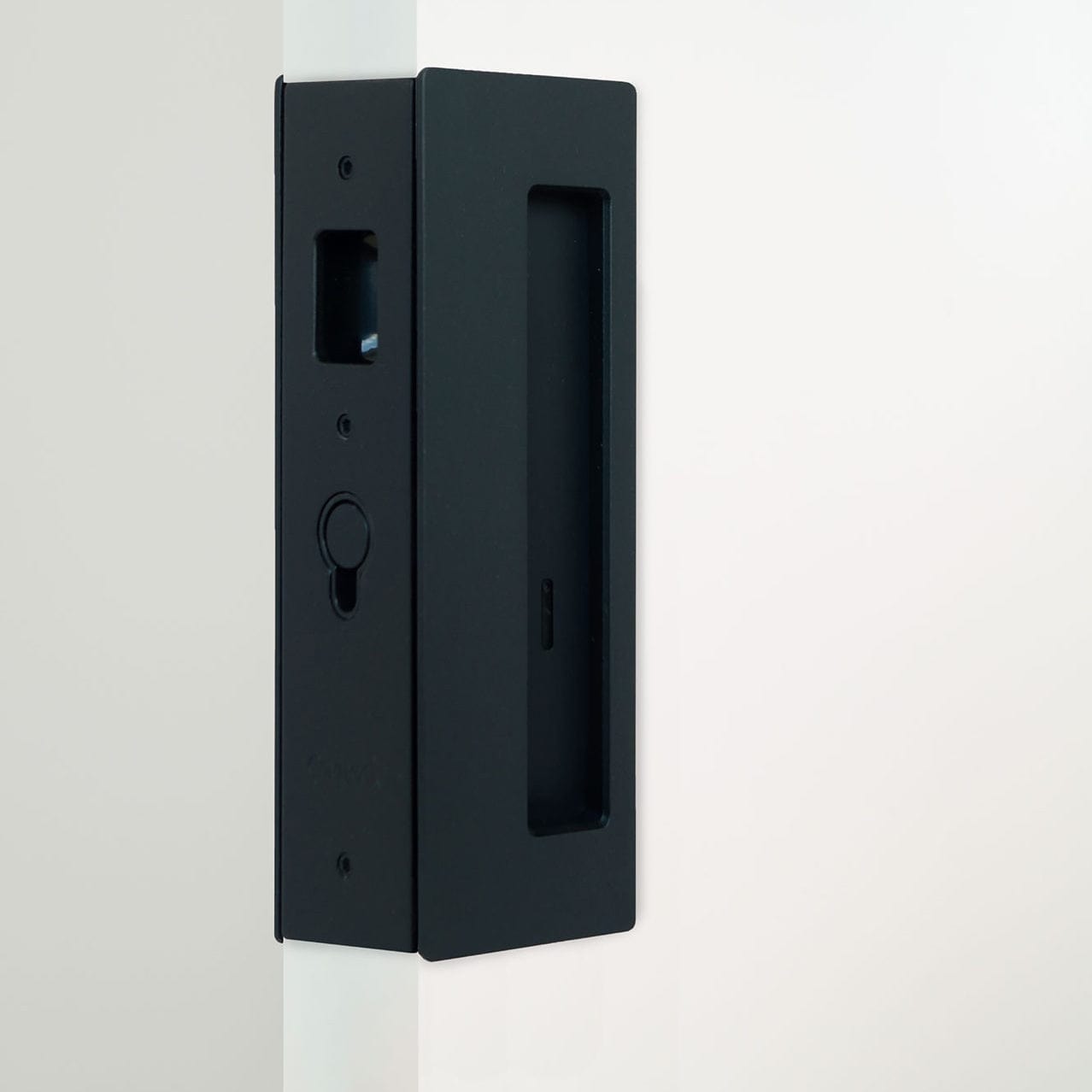 Cavity Sliders CL400 Magnetic Pocket Door Handle for 1-3/4" Door Matt Black LH Snib alt 0