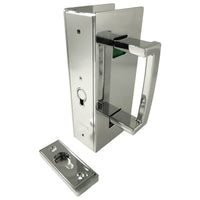 Cavity Sliders CL400 ADA Magnetic Pocket Door Handle for 1-3/4" Door Bright Chrome RH Snib alt 0