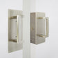 Cavity Sliders CL400 ADA Magnetic Bi-Parting  Pocket Door Handle for 1-3/4" Door Satin Chrome Magnetic Latching alt 0