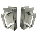 Cavity Sliders CL400 ADA Magnetic Bi-Parting  Pocket Door Handle for 1-3/4" Door Satin Chrome Emergengy/Snib alt 0