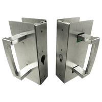 Cavity Sliders CL400 ADA Magnetic Bi-Parting  Pocket Door Handle for 1-3/4" Door Satin Chrome Emergengy/Snib alt 0