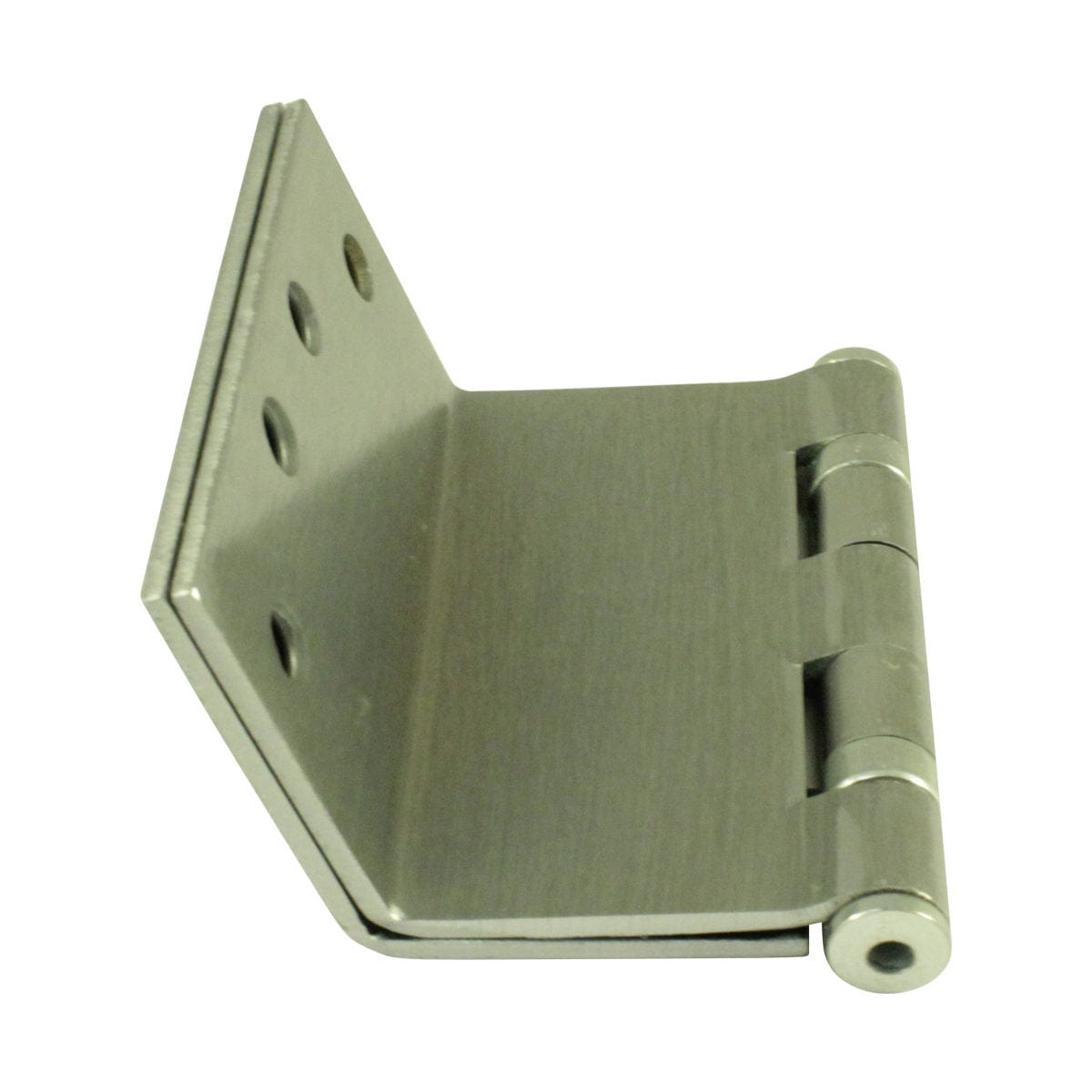 4-1/2"  Left Side Ball Bearing Wrap-Around Swing Clear Hinge alt 1