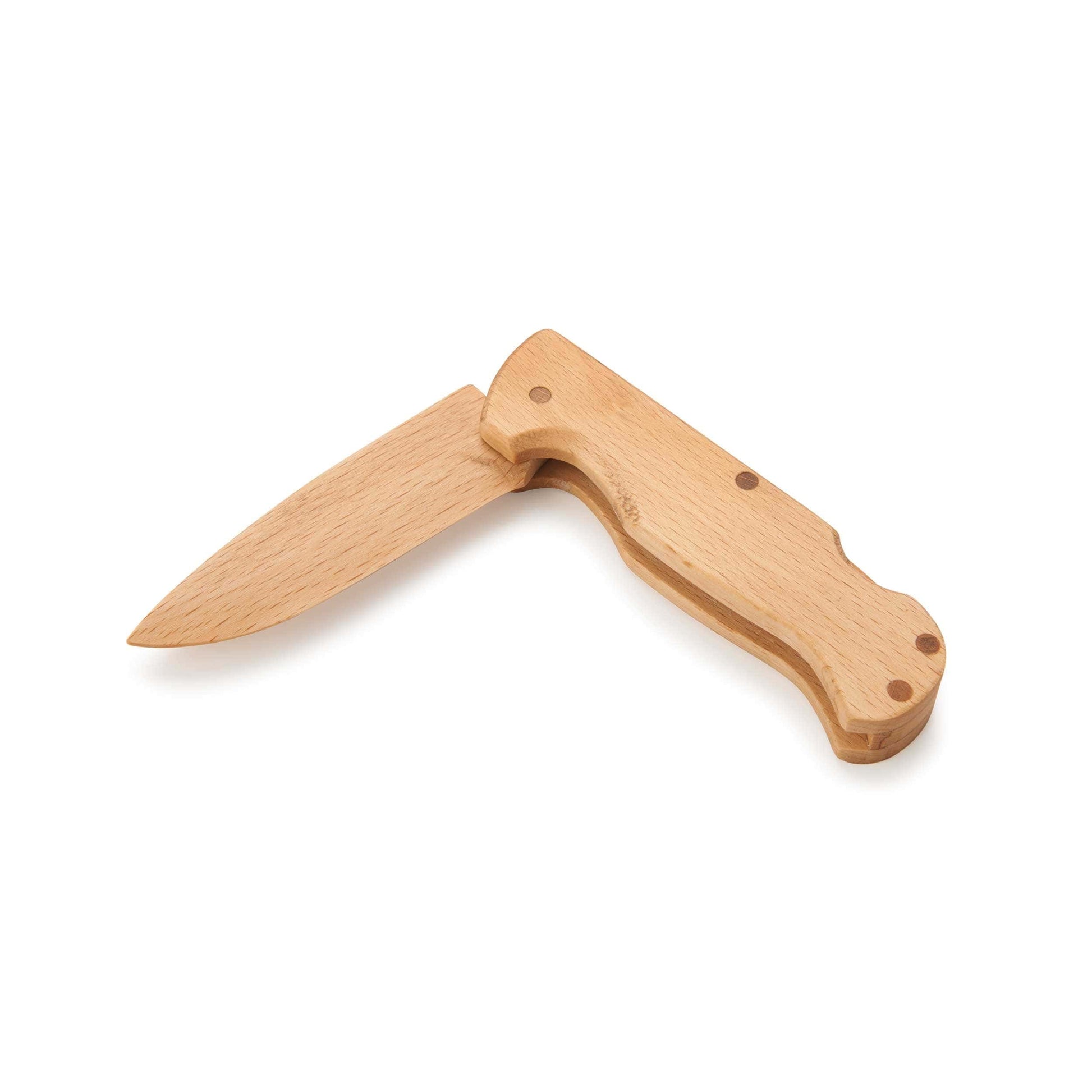 Arlo Wooden Lock Back Folding Pocket Knife - 6-7/8" - Unfinished Kit alt 0