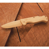 Arlo Wooden Lock Back Folding Pocket Knife - 6-7/8" - Unfinished Kit alt 0