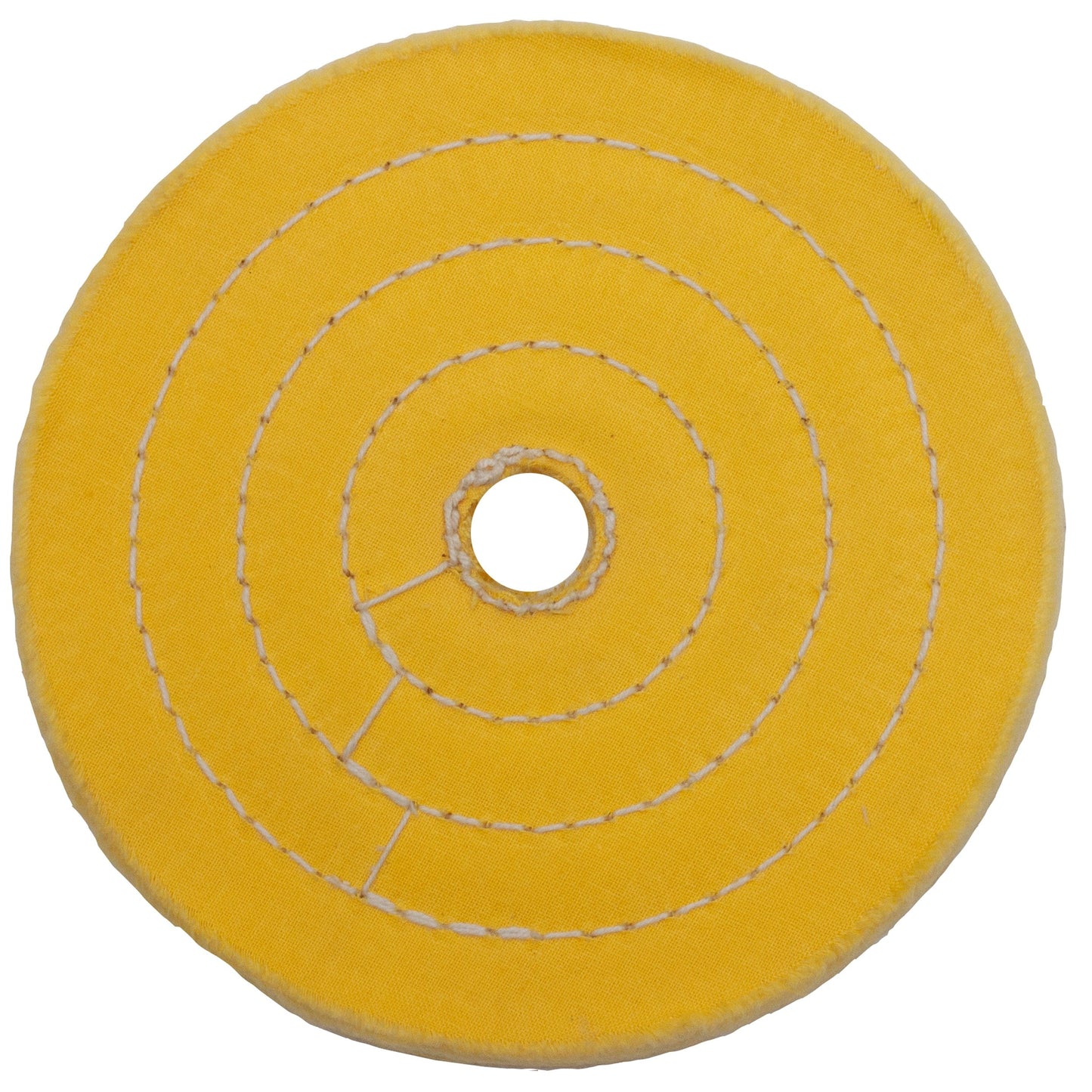 8" x 1/2" Buffing Wheel with 1" Arbor Hole, Yellow  Linen alt 0