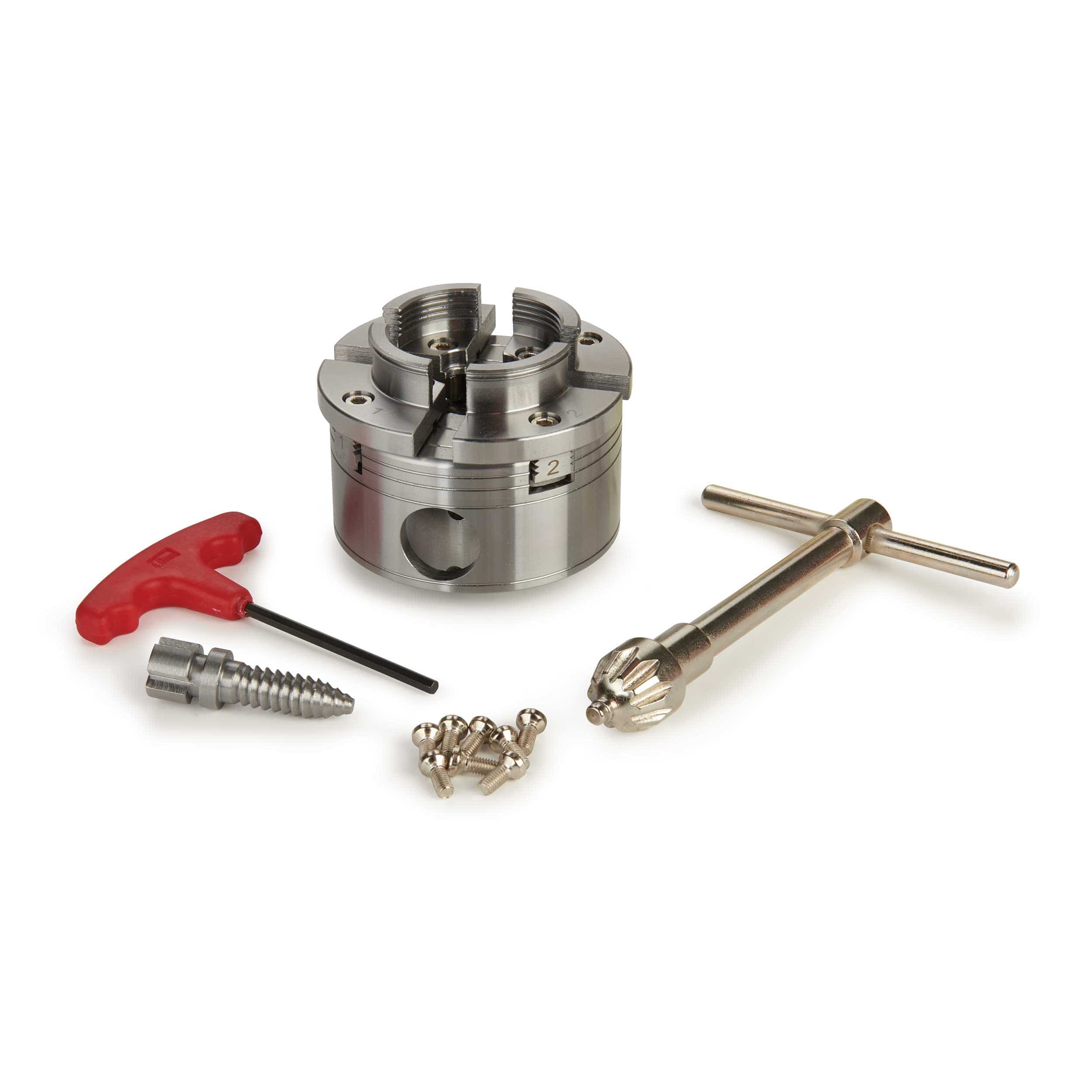 WoodRiver Lathe Chuck 4 Jaw Direct Thread 1 x 8 TPI | Woodcraft