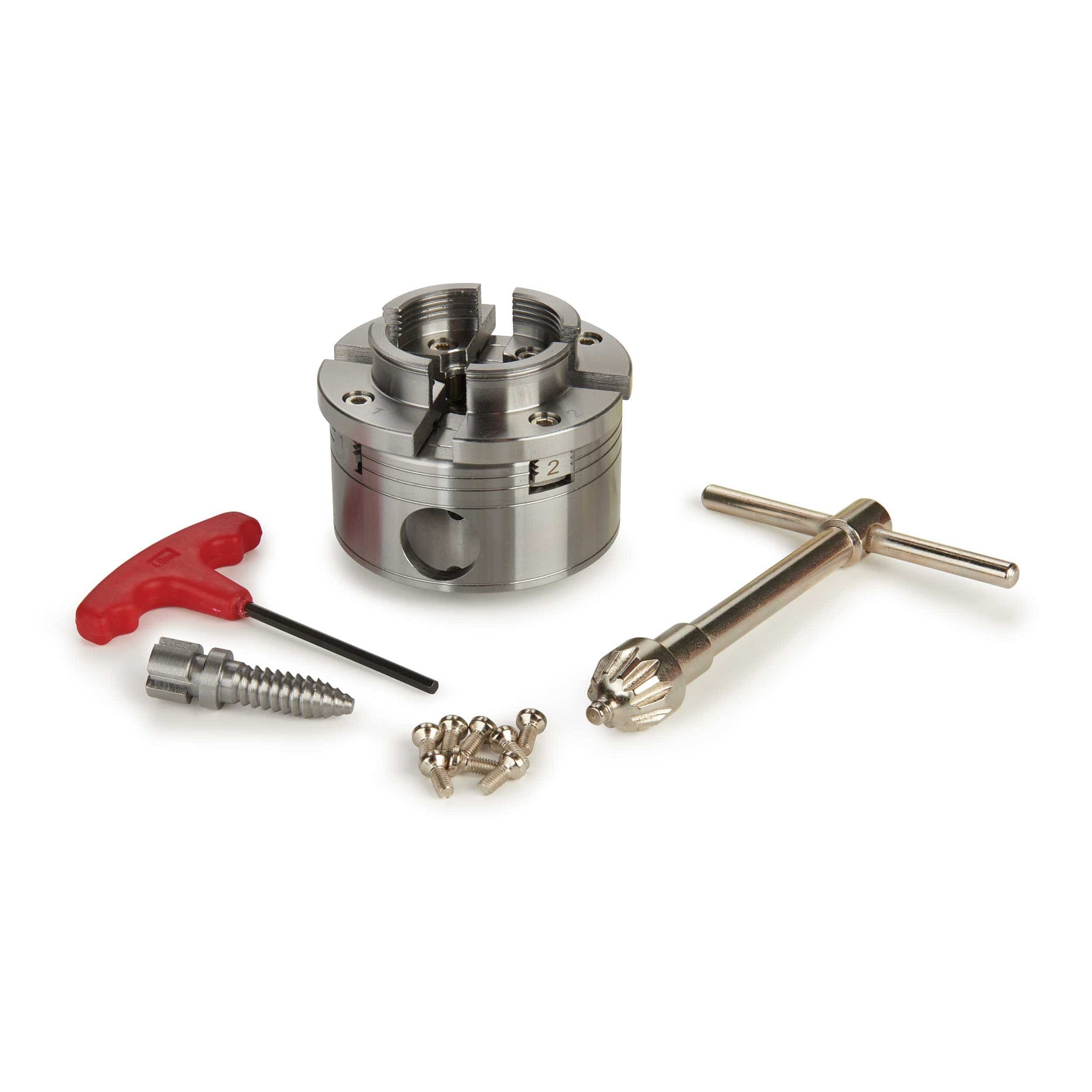 WoodRiver Lathe Chuck 4 Jaw Direct Thread 1 x 8 TPI | Woodcraft