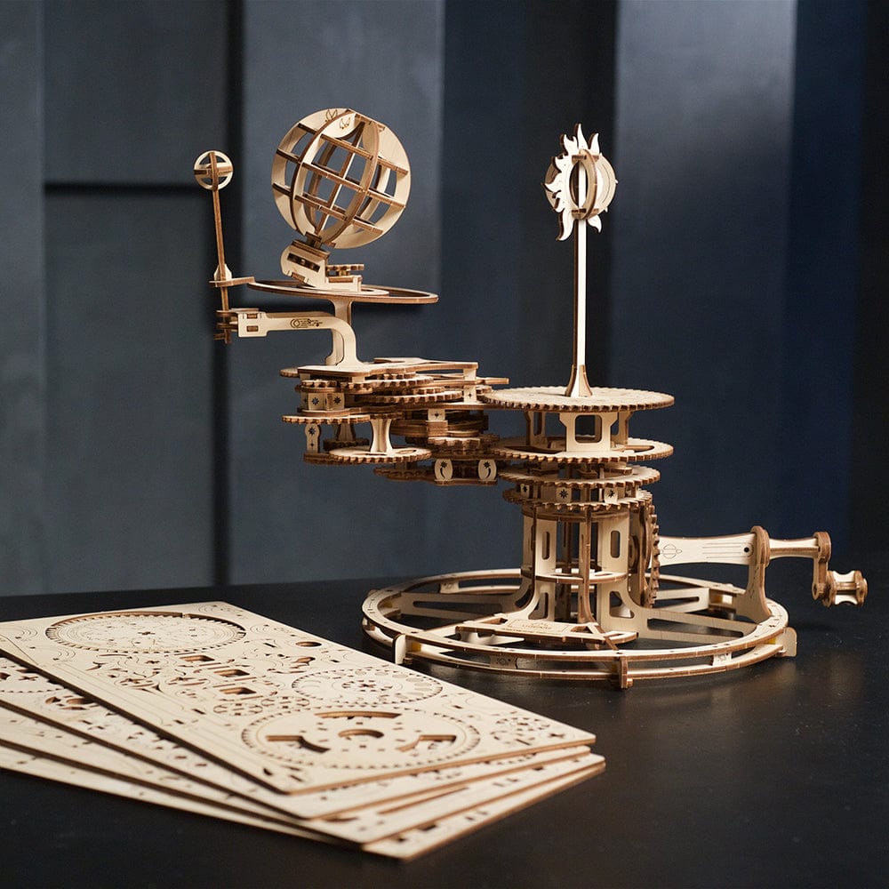 Mechanical Tellurion Wooden Craft Kit