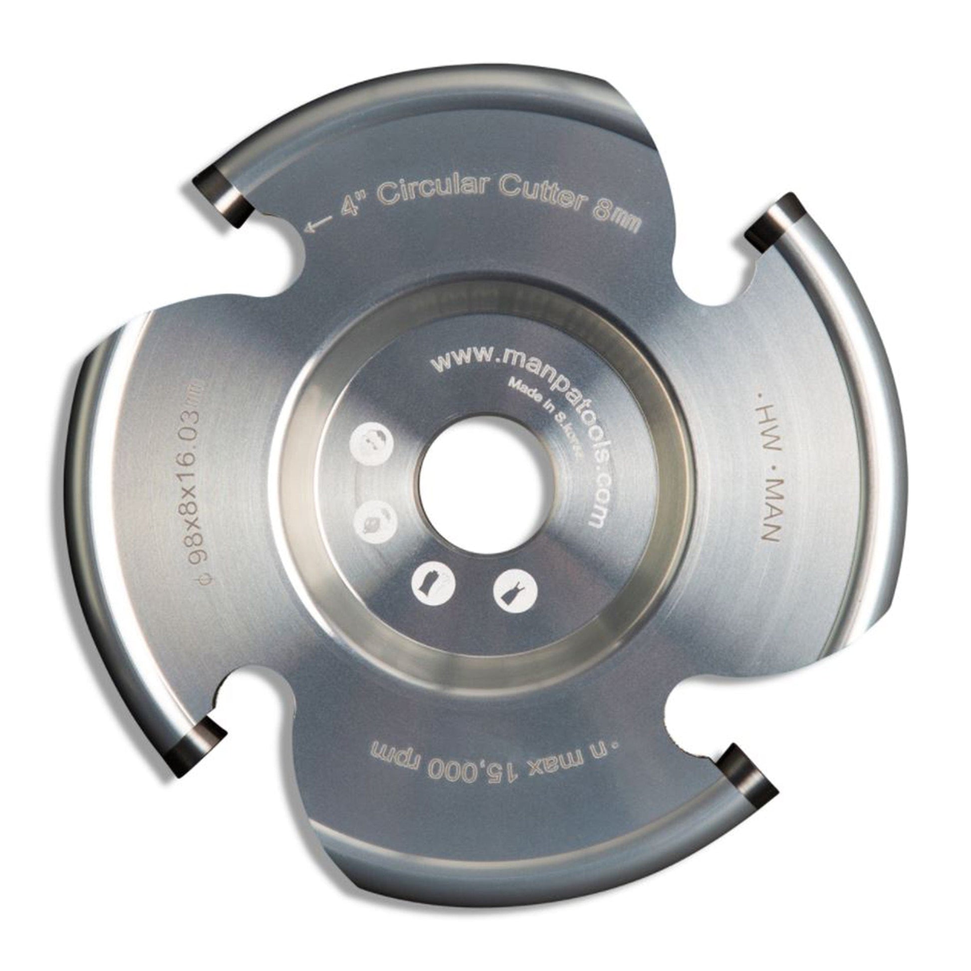 4" Circular Cutter 8mm 5/8"-11 alt 0