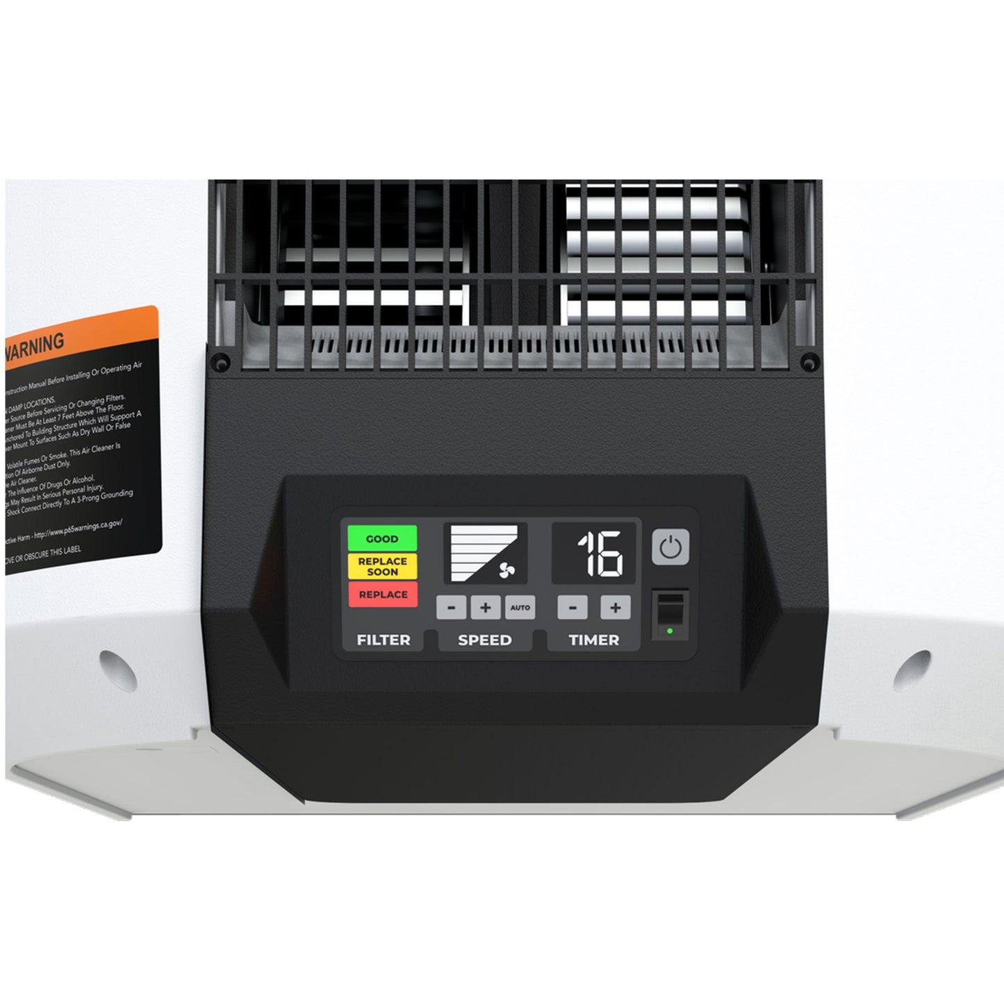 Air Filtration System - 1000 CFM 1 Ph 120V - AFS-1000C alt 0