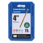 #14 x 4" XL Screws - 75CT alt 1