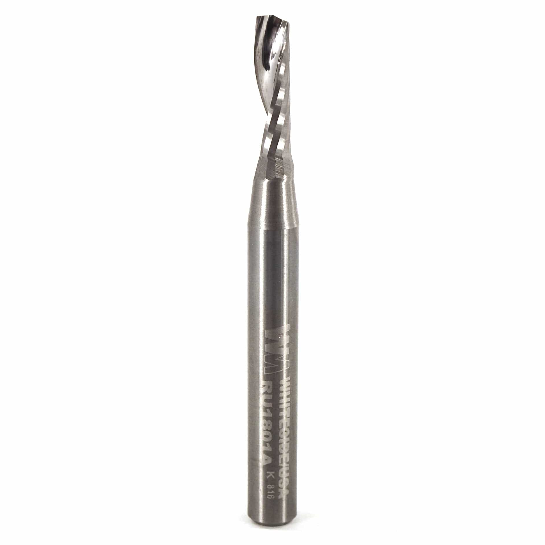 Single O-Flute Spiral Up Flute 1/4 " SH 3/16" D 5/8" CL 2-1/ alt 0
