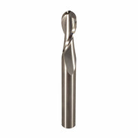 Ball Nose Up Cut Spiral SC 3/8" SH  3/8" D  1" CL alt 0