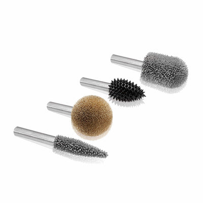 Kutzall 4 pc Variety Burr Set, 1/4" Shaft alt 0
