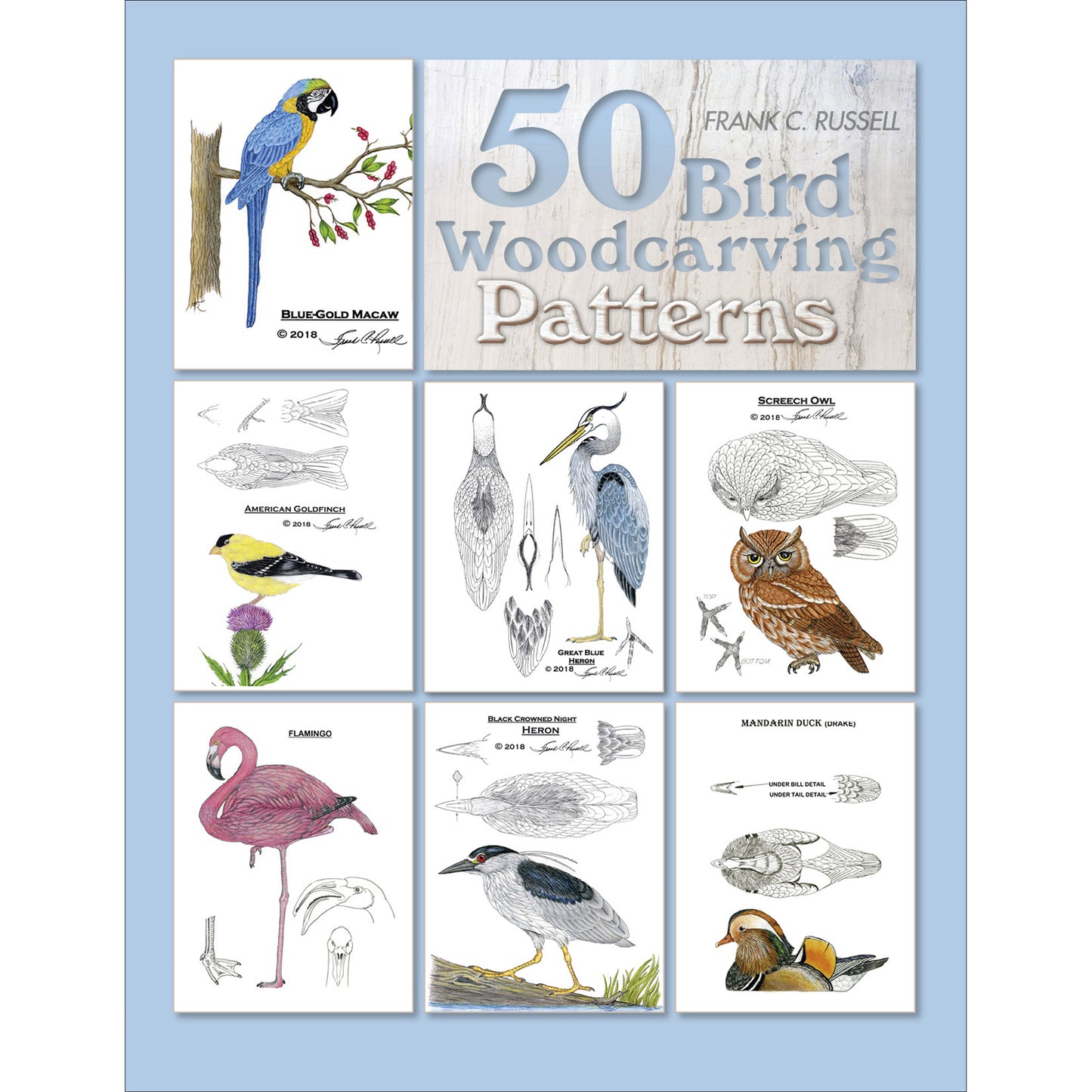 50 Bird Carving Patterns alt 0