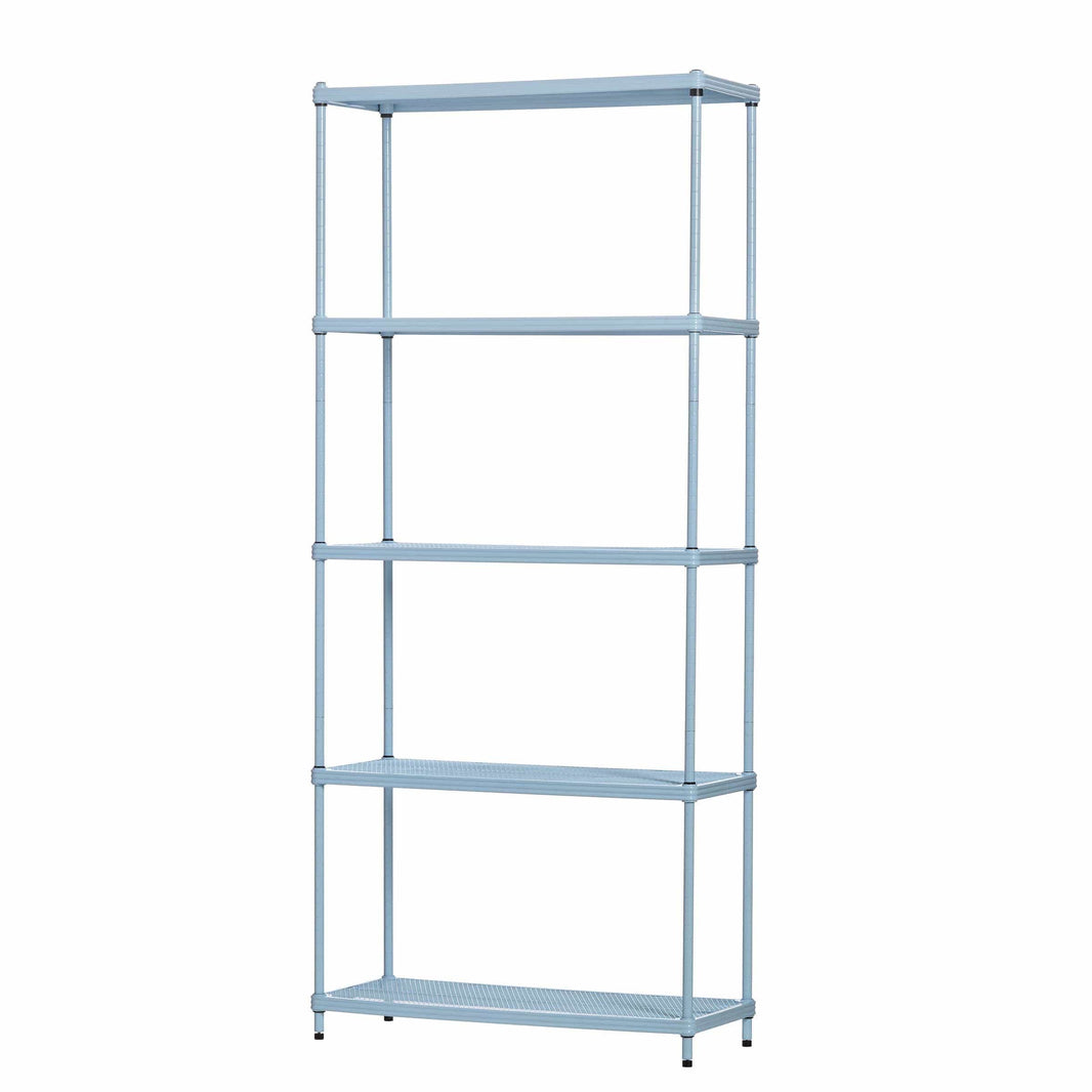 Design Ideas MeshWorks Shelving 5 Tier Sky Blue Woodcraft
