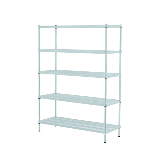 MeshWorks Shelving 5 Tier Sage Green alt 0