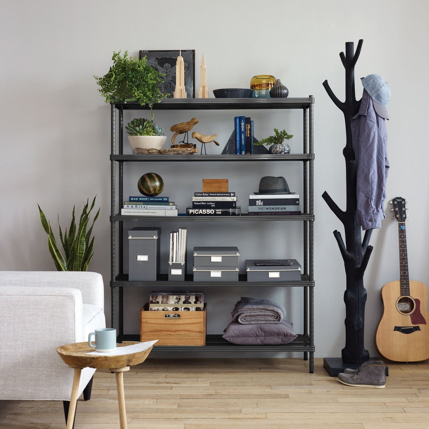 MeshWorks Shelving 5 Tier Sky Blue alt 0